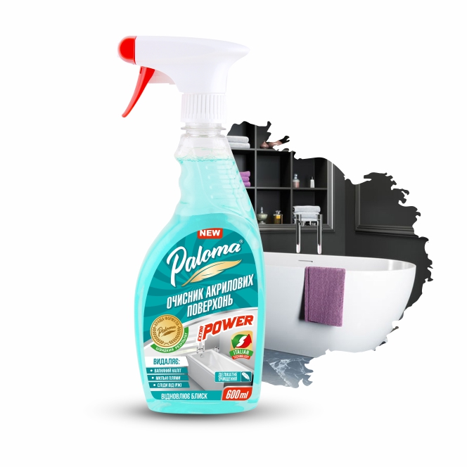 Очисник акрилових поверхонь Paloma, 600мл